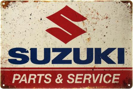 Suzuki (Parts & Service) (ms-002442) Металева табличка - 20x30см