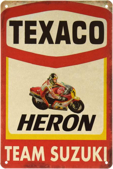 Texaco Heron Team Suzuki (ms-002307) Металева табличка - 20x30см