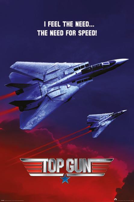 Найкращий Стрілець (Жага Швидкості) / Top Gun (The Need For Speed) (ps-002596) Постер/Плакат - Стандартний (61x91.5см)