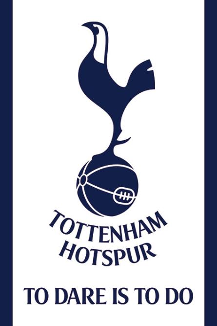 Тоттенгем Готспур / Tottenham Hotspur FC (To Dare Is To Do) (ps-002767) Постер/Плакат - Стандартний (61x91.5см)