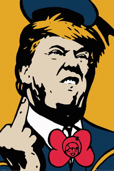TV Boy (Angry Donald) (ps-00168) Постер/Плакат - Стандартний (61x91.5см)