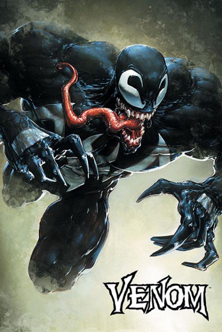 Веном (Стрибок) / Venom (Leap) (ps-002109) Постер/Плакат - Стандартний (61x91.5см)