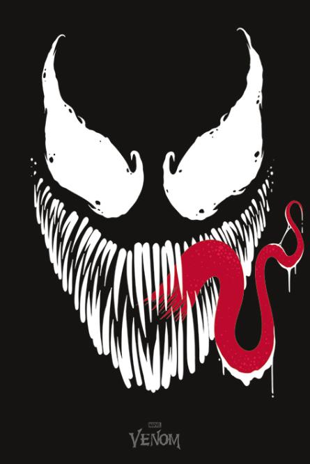 Веном / Venom (Face) (ps-00750) Постер/Плакат - Стандартний (61x91.5см)