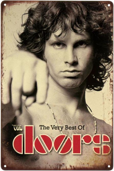 The Very Best Of The Doors (ms-003024) Металлическая табличка - 20x30см