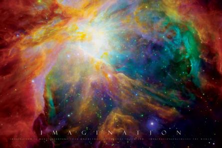 Воображение / Imagination (Nebula) (ps-00319) Постер/Плакат - Стандартный (61x91.5см)