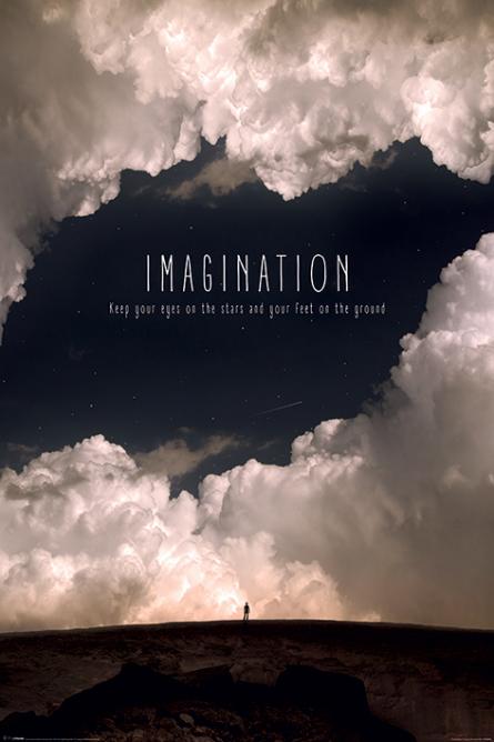 Воображение / Imagination (ps-00147) Постер/Плакат - Стандартный (61x91.5см)