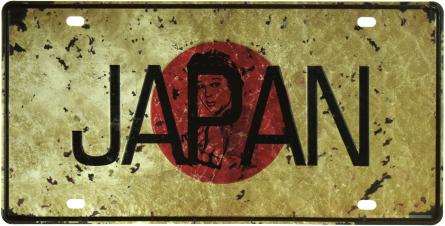 Японія / Japan (ms-001214) Металева табличка - 15x30см