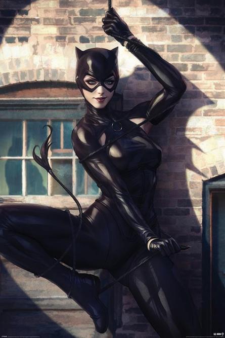 Женщина-Кошка (Прожектор) / Catwoman (Spot Light) (ps-002600) Постер/Плакат - Стандартный (61x91.5см)