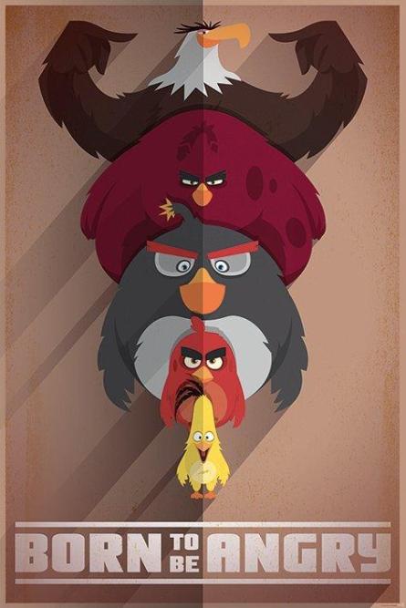 Злі Птахи (Народжені Бути Злими) / Angry Birds (Born to be Angry) (ps-00104) Постер/Плакат - Стандартний (61x91.5см)