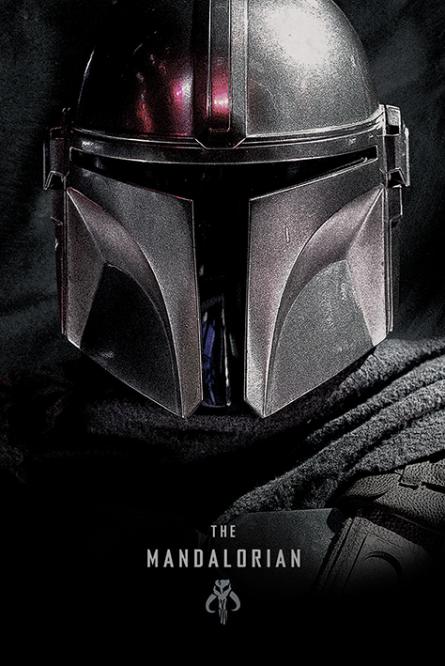 Звездные Войны: Мандалорец / Star Wars: The Mandalorian (Dark) (ps-001741) Постер/Плакат - Стандартный (61x91.5см)