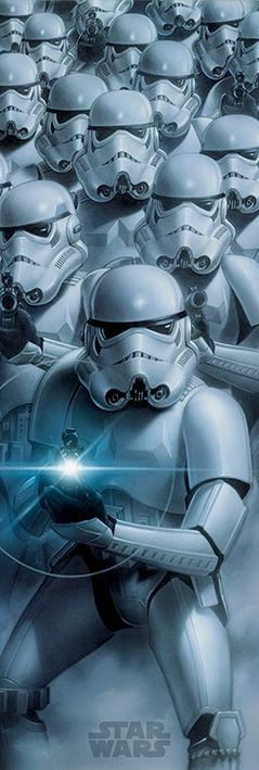 Звездные Войны (Штурмовики) / Star Wars (Stormtroopers) (ps-001494) Постер/Плакат - Дверной (53x158см)