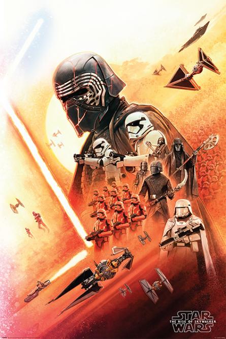 Зоряні війни: Скайвокер. Сходження (Кайло Рен) / Star Wars: The Rise of Skywalker (Kylo Ren) (ps-001742) Постер/Плакат - Стандартний (61x91.5см)