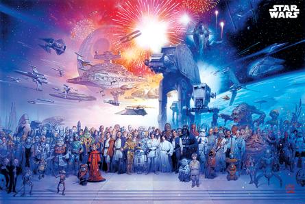 Звездные Войны (Вселенная) / Star Wars (Universe) (ps-001441) Постер/Плакат - Стандартный (61x91.5см)