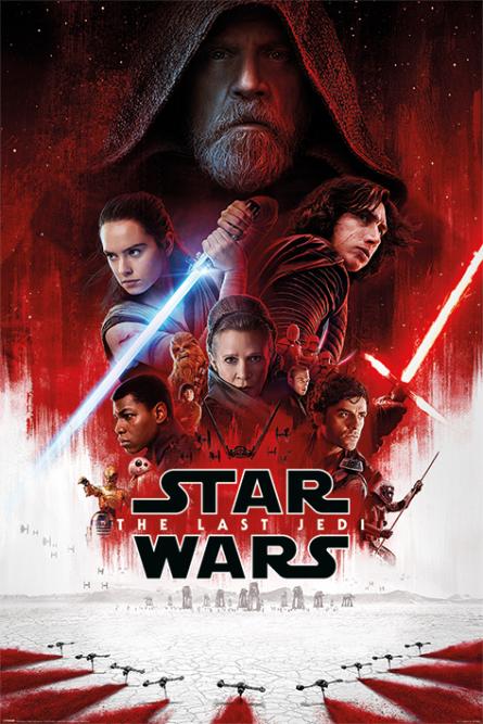 Зоряні Війни: Останні Джедаї (Всі Разом) / Star Wars The Last Jedi (One Sheet) (ps-00215) Постер/Плакат - Стандартний (61x91.5см)