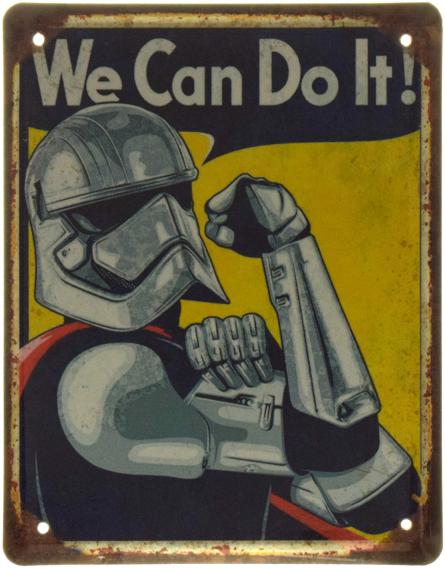 Зоряні Війни (We Can Do It!) (ms-001520) Металева табличка - 18x22см